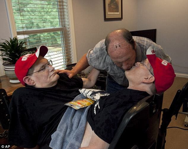 past2present_x's tweet photo. @Morbidful If you think your life is bad, these are Siamese brothers, just one is gay and they got just one ass.😂 https://t.co/g9i6VNtzZm