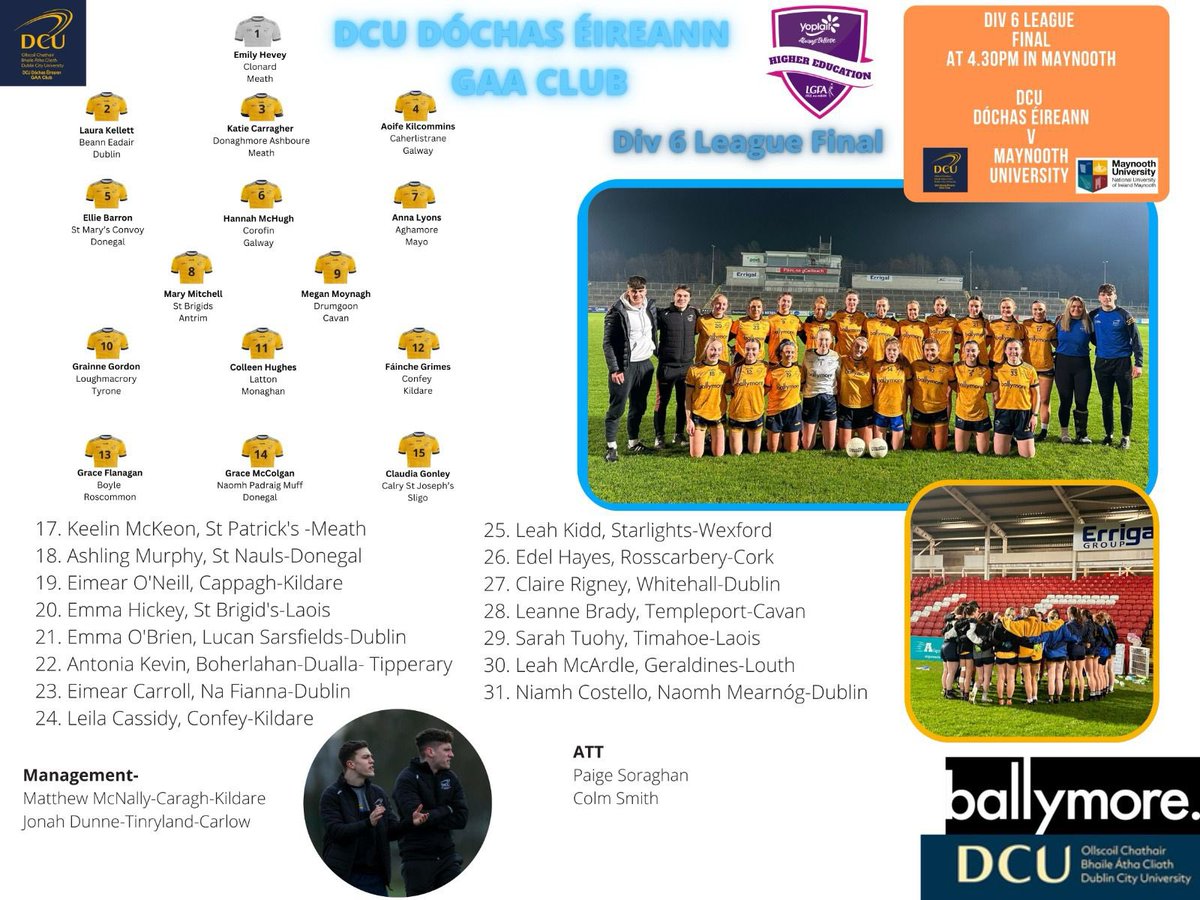 DCU Dóchas Éireann GAA Club tweet media