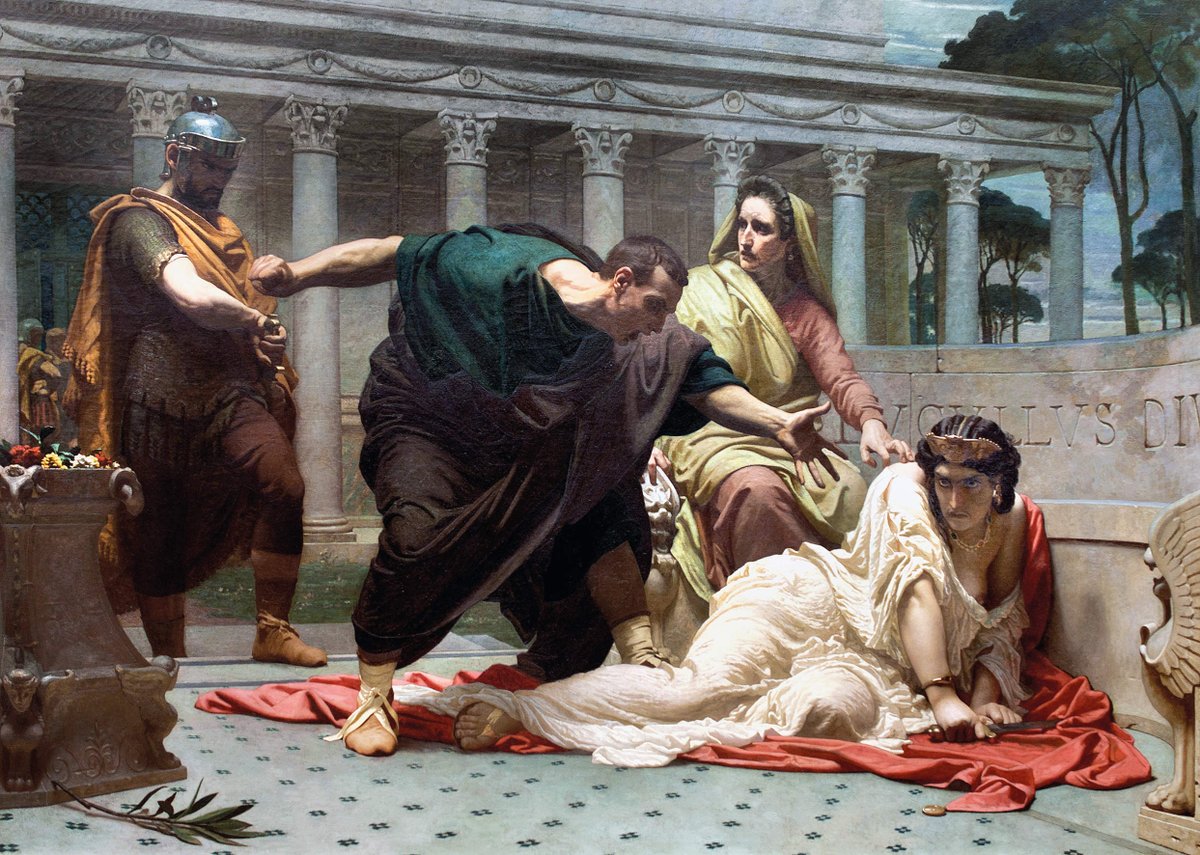 Furieux d’avoir été rejeté par la femme qu’il aime, il l’assassine froidement. Le meurtre de Pontia en 58 est l’un des féminicides les plus connus de la Rome Antique. Une affaire qui marqua les esprits et que je vais vous raconter dans ce fil 🧶🗡️