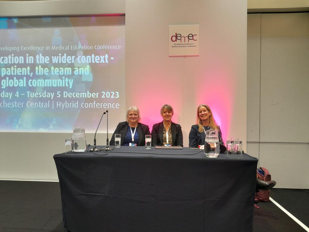 Ready for action at #DEMEC23 Scottish Doctors Wellbeing Project <a href="/DrkimMeded/">drkim_meded</a> <a href="/GillAitken2/">Gill Aitken</a>  <a href="/LindseyMPope/">Lindsey Pope</a>