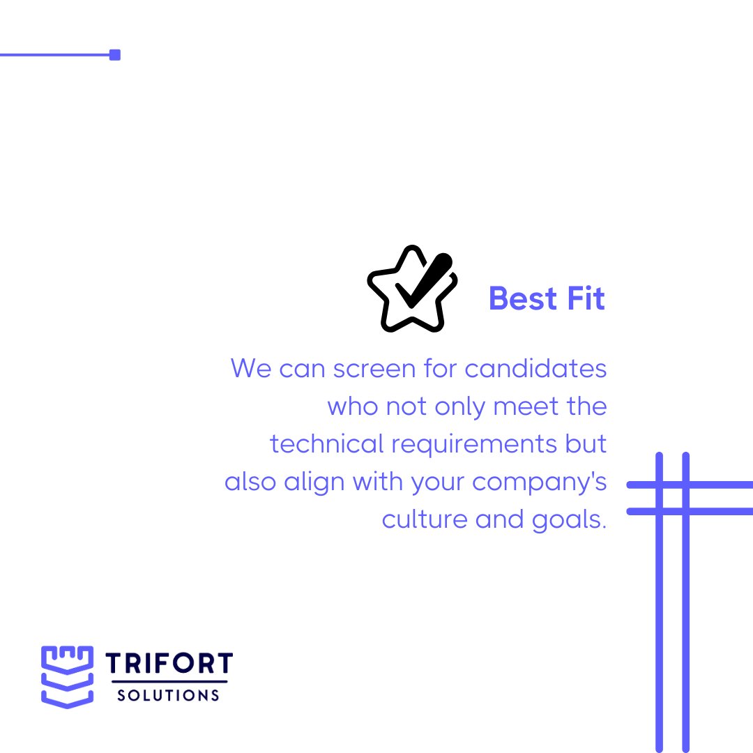 TrifortUK's tweet image. Don&apos;t let the perfect candidate slip through the cracks! 🌟 

our CV screening service is your shortcut to finding the needle in the haystack. 

Contact TriFort Solutions and discover how effortless hiring can be!   

#CVscreening #hiring #interviews