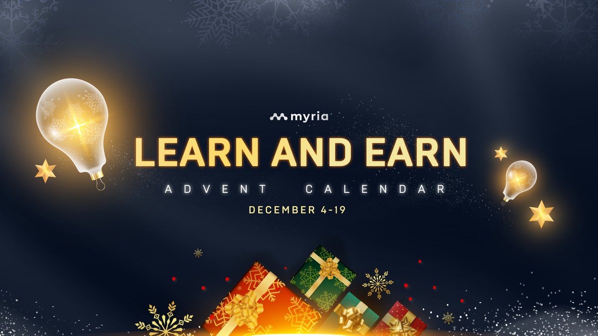 Myria | The web3 gaming platform (@myria) on Twitter photo Knowledge is power! 🧠⚡️
Join the Myria Learn & Earn campaign and dive into the Myria ecosystem.
Expand your knowledge of <a href="/Myria/">Myria | The web3 gaming platform</a>, answer questions on Zealy, and climb the leaderboard for a chance to win your share of $1000 in $MYRIA tokens.
medium.com/@myriagames/ce… Knowledge is power! 🧠⚡️
Join the Myria Learn & Earn campaign and dive into the Myria ecosystem.
Expand your knowledge of <a href="/Myria/">Myria | The web3 gaming platform</a>, answer questions on Zealy, and climb the leaderboard for a chance to win your share of $1000 in $MYRIA tokens.
medium.com/@myriagames/ce…