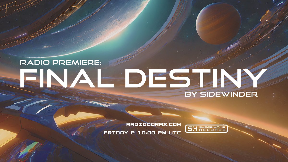 Final Destiny is one of the hot new remasters to appear on Sidewinder's DX-Ball 2 Studio Soundtrack! Wanna hear it before the official release? Tune in with radiocorax.com this Friday at 5:00 PM EST for an epic future techno showdown like you never heard before!
