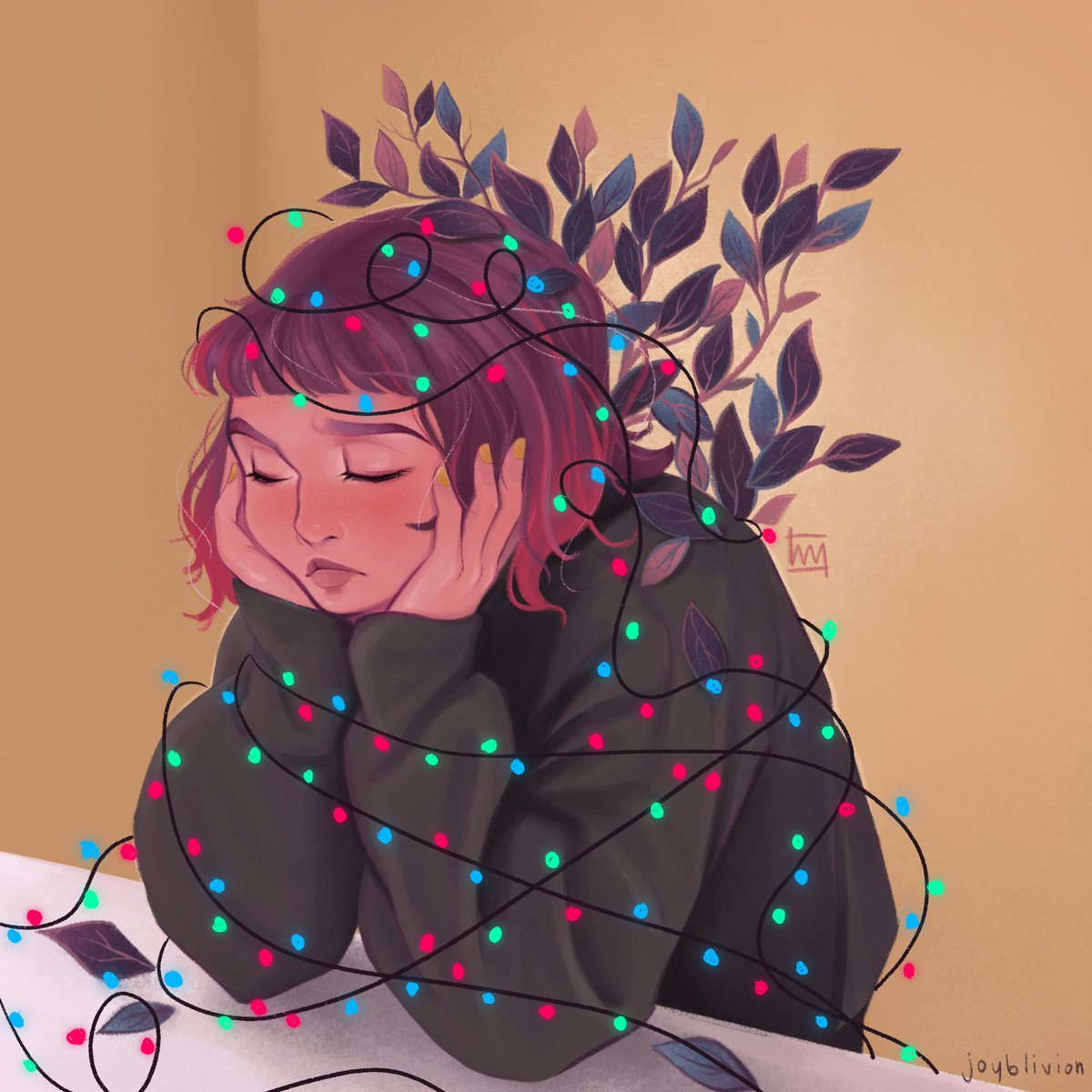 joyblivion's tweet photo. Seasonal depression 🎄

#illustration #digitalart #artph https://t.co/RYpcp3gmTT