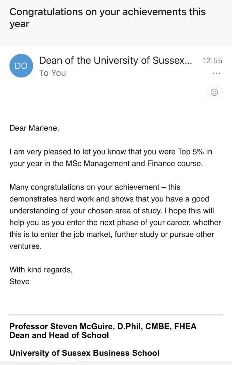 Excited to be graduating, not only with a distinction, but in the top 5% of my class. Eternally grateful to <a href="/CheveningFCDO/">Chevening Awards🇬🇧</a> and to <a href="/UKinZimbabwe/">UKinZimbabwe 🇬🇧 🇿🇼</a> for the scholarship… 
<a href="/PeteVowles/">Pete Vowles</a> <a href="/t1m0th1e/">Tapiwa Makosa</a>