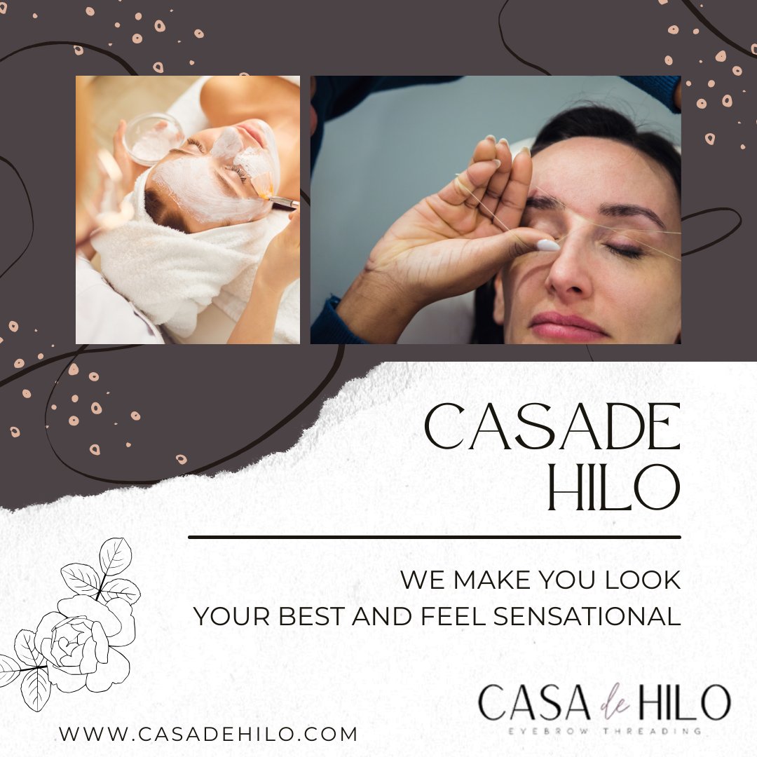 CasadeHilo's tweet image. &quot;Transform Your Look at Casa de Hilo: A Premier Beauty Salon Offering Expert Threading Services. Elevate Your Beauty Today! ✨ #CasaDeHilo #beautySalon #threadingMagic&quot;