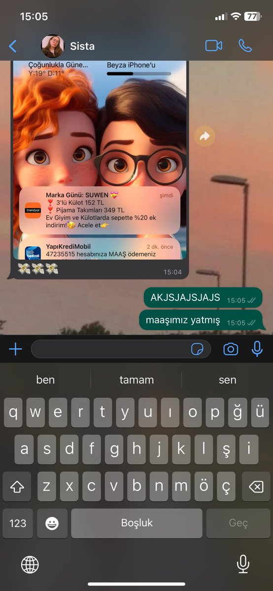 _defne7's tweet photo. canım ablamın maaşı(mız) yatmış eheheh https://t.co/pq6GLINHPY