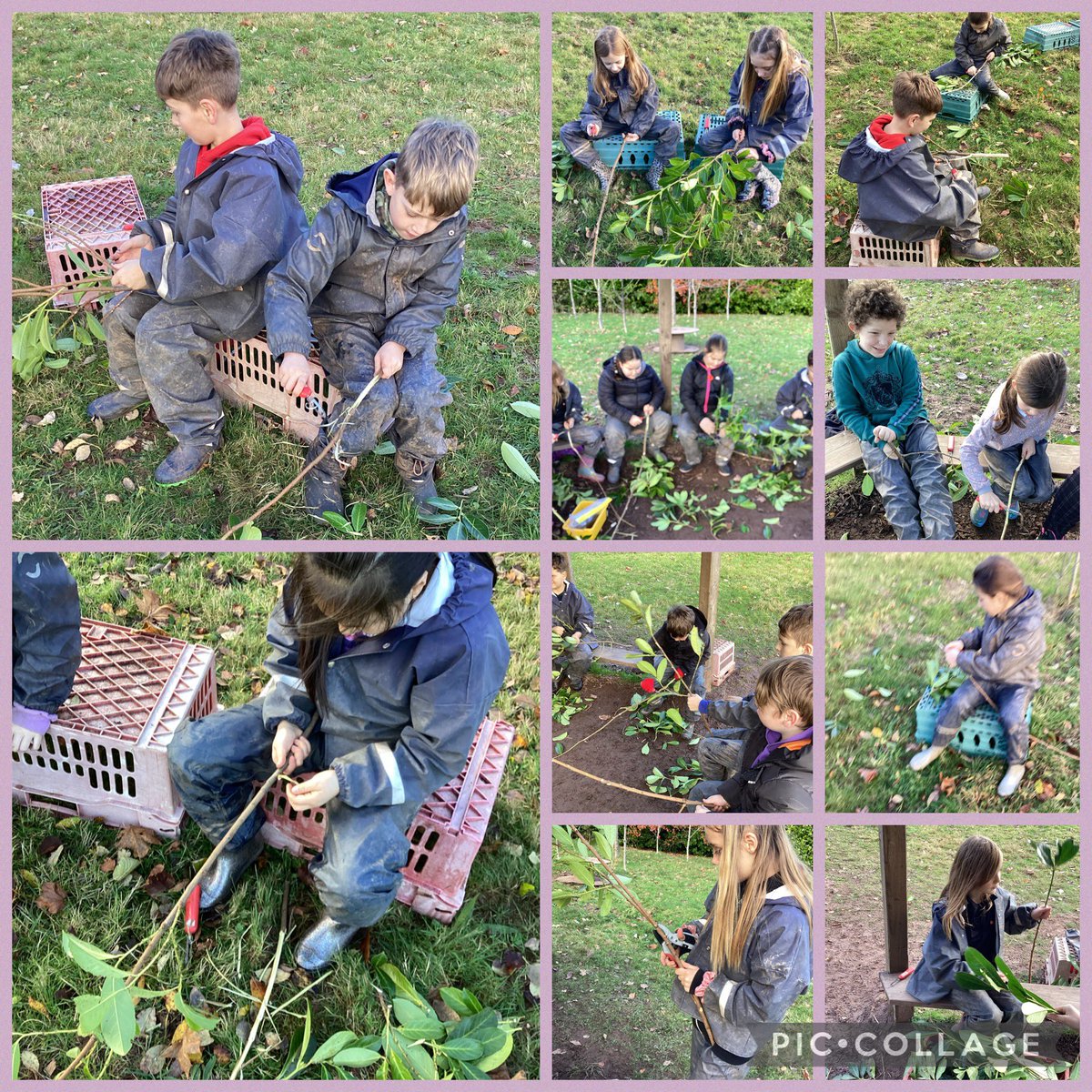 Dosbarth Porffor carefully used potato peelers and made marshmallow sticks ready for our campfire 🌳🪵🔥 #safetyfirst <a href="/Ignite_UP/">Ignite Unlocking Potential</a> <a href="/WalesCouncil4OL/">Wales Council for Outdoor Learning</a> <a href="/OutdoorCoachUK/">OUTDOOR COACHING UK</a> #ForestSchoolsFun #Outdoorlearning