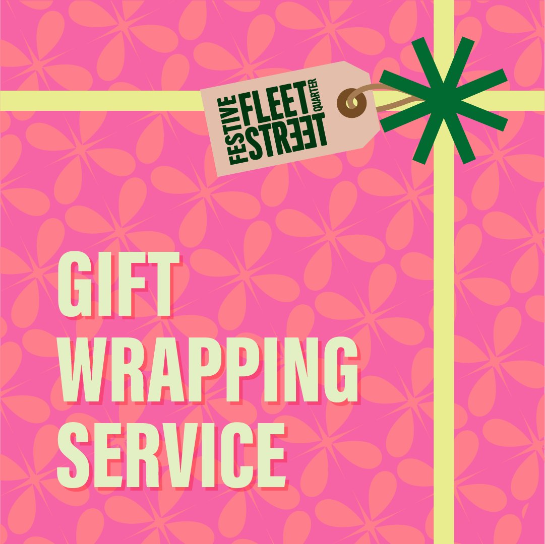 Fleet Street Quarter (@fleetstquarter) on Twitter photo 🎁 Elevate your presents with our professional gift wrapping service from the <a href="/janemeans/">Jane Means</a> team. Drop off your gift and we'll ensure your presents look perfect for the big day!
📅6 & 12 December, 11:30am - 3pm
📍 Carmen's Hall, Fleet St
🌟 Find out more: fleetstreetquarter.co.uk/events/wrap-up… 🎁 Elevate your presents with our professional gift wrapping service from the <a href="/janemeans/">Jane Means</a> team. Drop off your gift and we'll ensure your presents look perfect for the big day!
📅6 & 12 December, 11:30am - 3pm
📍 Carmen's Hall, Fleet St
🌟 Find out more: fleetstreetquarter.co.uk/events/wrap-up…
