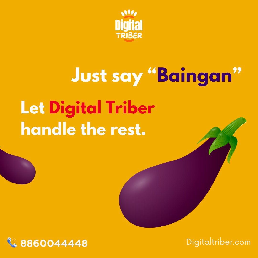 digitaltriber's tweet photo. Just say it!!! 🍆

Follow us on DigitalTriber for more.
Got Questions? Contact us at 8860044448 or Visit us at https://t.co/yHw6m7ZbUy

#digitaltriber #digitalmarketing #digitalmarketingmeme #digitalartist #meme #baingan #digitalmarketingagency #seo #socialmedia #ppc https://t.co/thyabVJ1LX