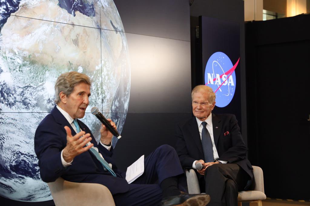 Climate @ State (@climateatstate) on Twitter photo Had the pleasure of meeting up with my friend <a href="/NASA/">NASA</a> Administrator <a href="/SenBillNelson/">Bill Nelson</a> at the <a href="/US_Center/">U.S. Center at COP29</a> for a conversation on how diplomacy and space-based data are crucial tools for addressing the climate crisis. #COP28UAE Had the pleasure of meeting up with my friend <a href="/NASA/">NASA</a> Administrator <a href="/SenBillNelson/">Bill Nelson</a> at the <a href="/US_Center/">U.S. Center at COP29</a> for a conversation on how diplomacy and space-based data are crucial tools for addressing the climate crisis. #COP28UAE
