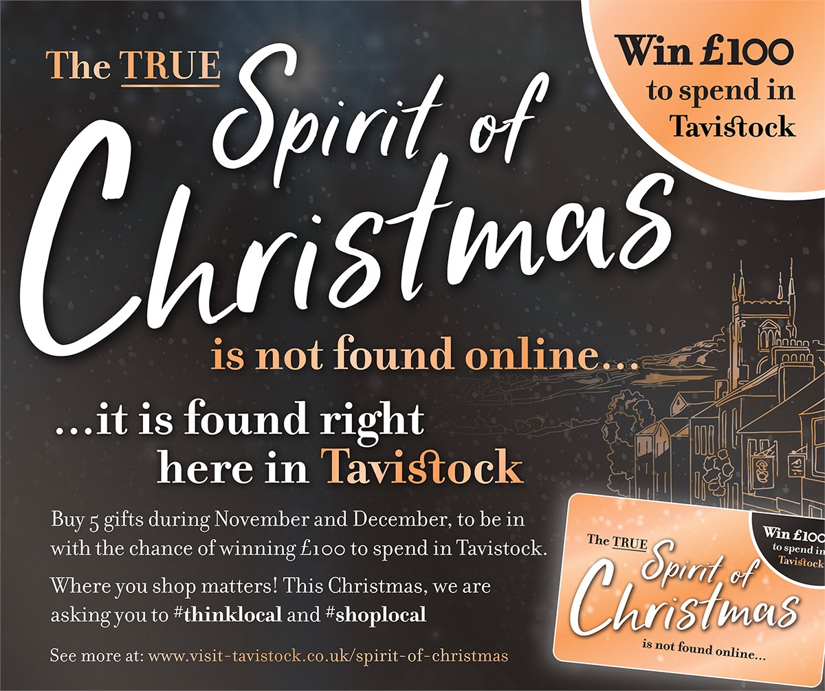 Christmas shop with our 'True Spirit of Christmas' card and you could win £100 to spend in the town centre. It's so simple...
Pick up a Spirit of Christmas competition card
Buy 5 gifts above £5
Get the card validated
Hand the card in to enter the prize draw
Repeat 📷
Good luck!