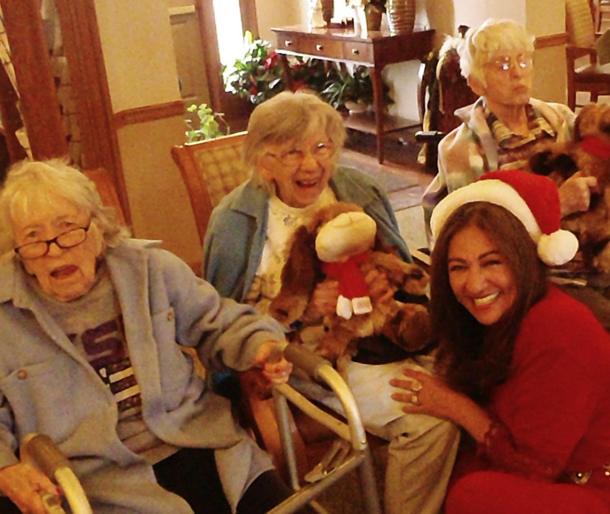 'The greatest measure of a human being is the ability to touch another.'Senior care facilities are a ripe opportunity to bring gifts, a song, a hug, a laugh to our elderly community. For 30 yrs it has been my honor to love the aged and I highly recommend it. #BetheLove #BringJoy