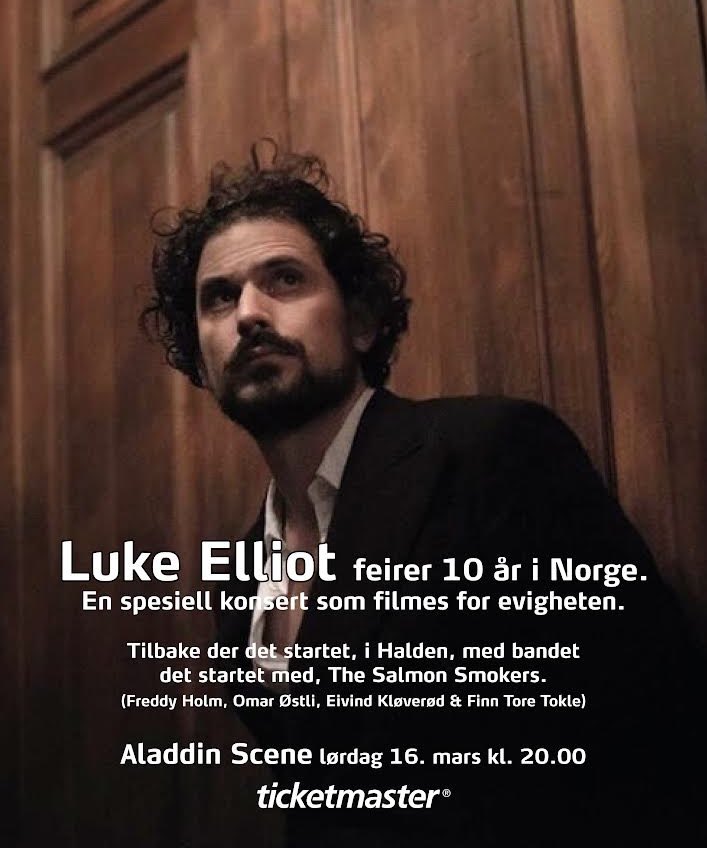 10 years since “Dressed for the Occasion” was released worldwide! We are celebrating where it all began in Halden, Norway with the original lineup. We will perform at Aladdin Scene Halden on March 16th. Tickets already going fast. Don’t miss this! lukeelliot.com/shows