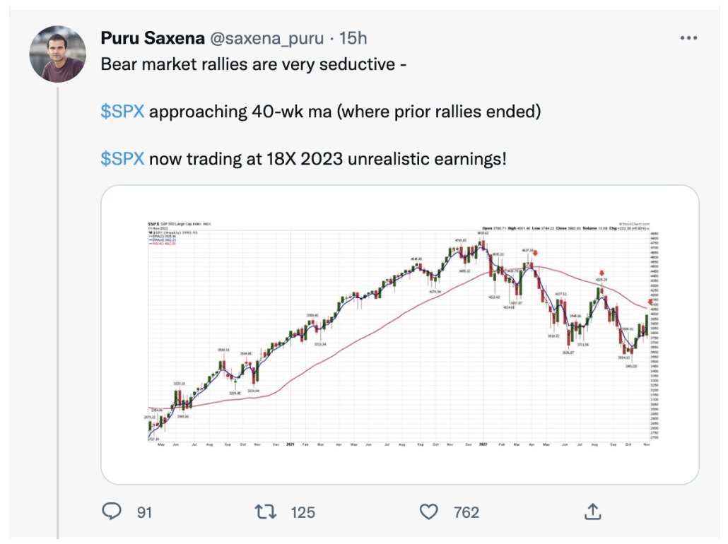 SethCL's tweet image. From Dec '22 (left) 
From Feb '23 (right)

A "Ru", but clearly not a GuRu! And he loves to fear monger throughout Q4 periods. Scroll, it's almost as if he gets paid to do so this time of year. Aint he a sweetie pie?