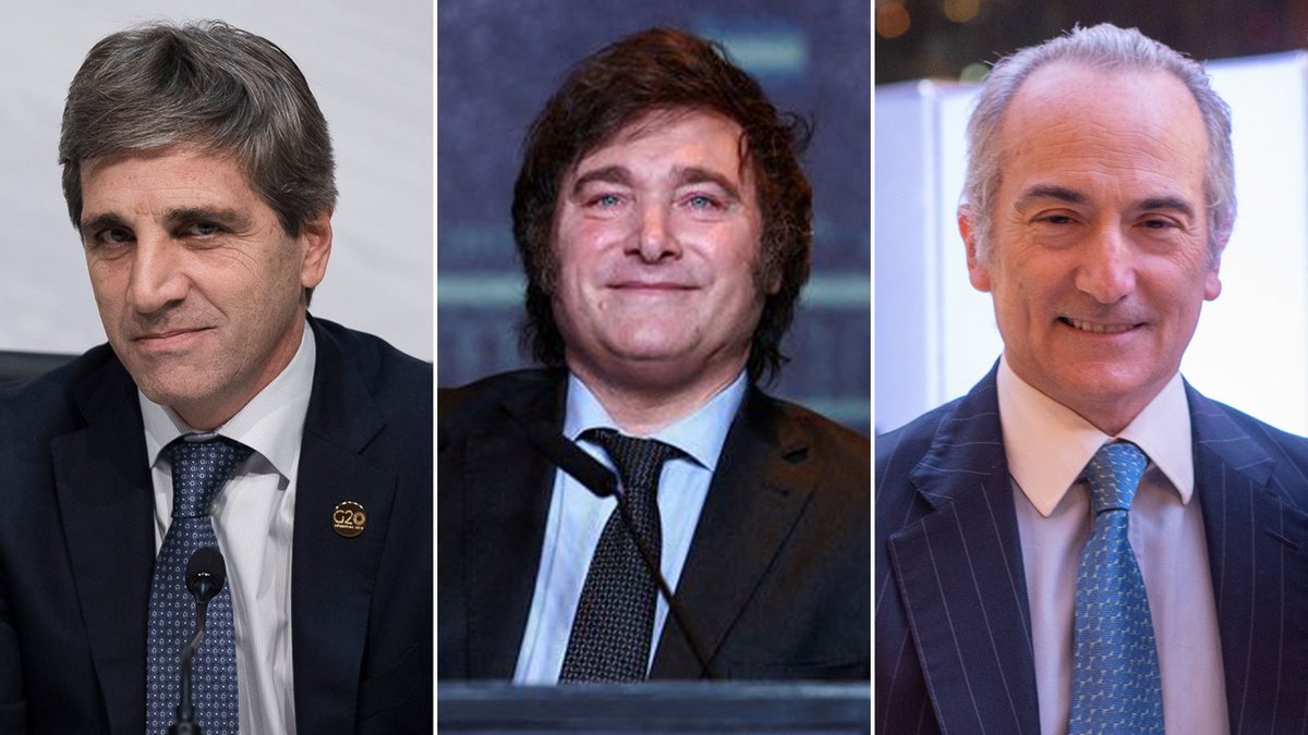 Las caras del fraude financiero. Ocampo, que venía con una "dolarización" trucha había prometido 15000 millones de USD prestados para su nefasto plan. Lo volaron y vino Caputo con promesa de deuda por 30000 palos. Ahora busca garronear 3000 y ya no para dolarizar. Y todo con