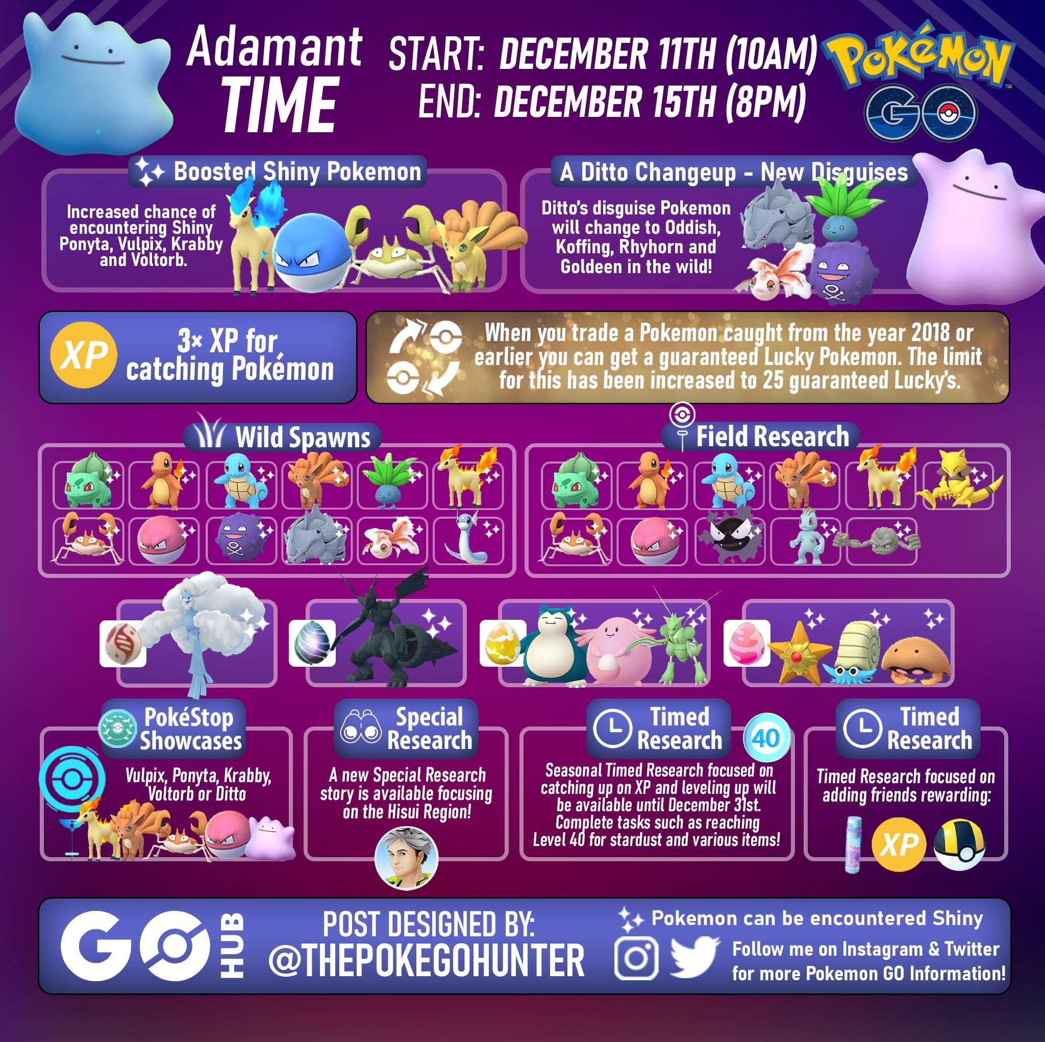 Pokemon Go Ditto disguises: How to catch Ditto in December 2023
