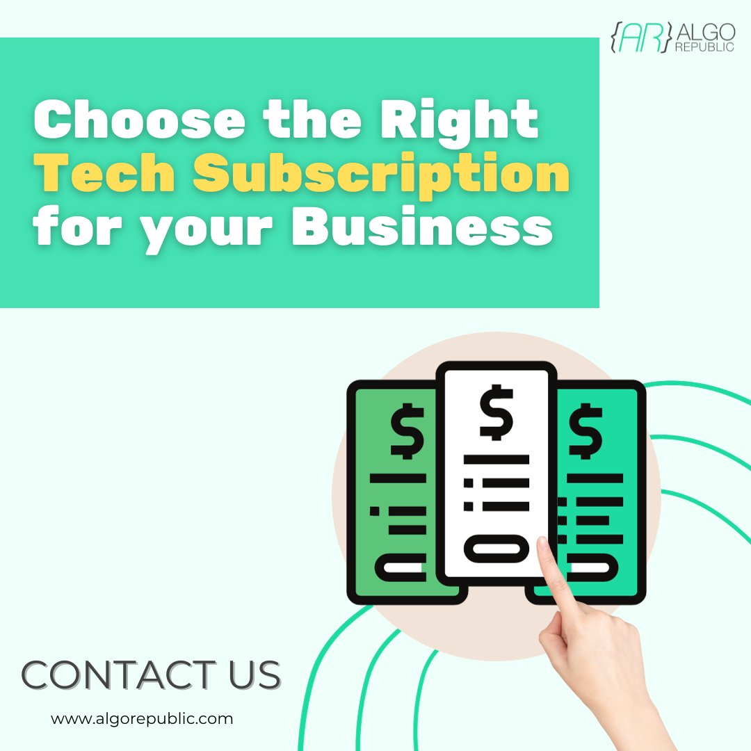 Algorepblic's tweet image. We have the Perfect Subscription Model for Your Business - Tailored Solutions for Ultimate Success!

#subscrption #techsubscription #mobileappdevelopment #blochchaindevelopers #techsolutions #softwaresolutions