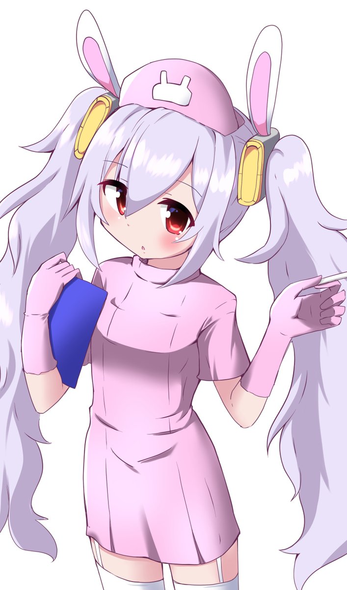 ラフィー(アズールレーン) 「ピンクなナースのラフィーちゃん お熱はかる・・・ 」|Geo＠FANBOXはじめましたのイラスト