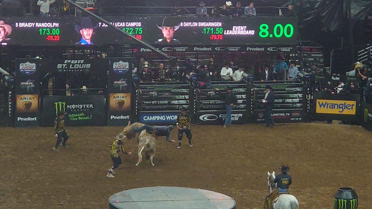 austingonzphoto's tweet photo. 12/03/2023 @Enterprise_Cntr .
@PBR In The Lou For The Unleash The Beast Weekend. Casio Dias Pulls Off The Win With A 264.25 Ride Score. https://t.co/xlcOC0fxKL