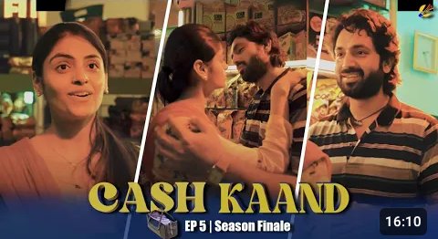 Superb👏💥
 Please Go & Watch Now 
#CashKaand Episode 5 Final  youtu.be/MKeuK13u3gg?si… 
On Manch Youtube Channel
#KahaHaiPaisa 
#DirectedBy AashieshSharrma 
@ashish30sharma
@ArchanaTaide @manchstudios @RachayitaFilms