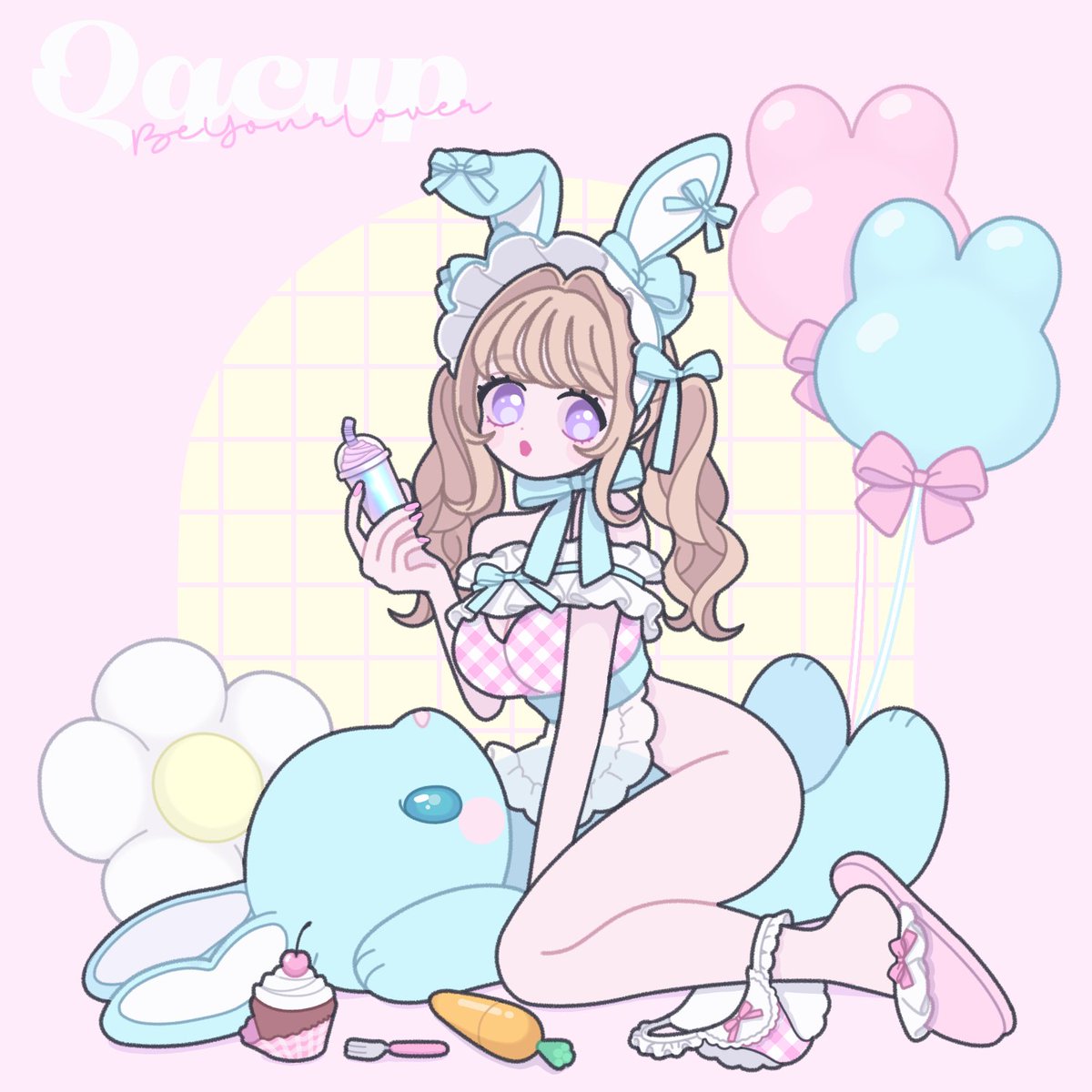 NyaaseChan's tweet photo. 🎀🐰🩵 https://t.co/48Nxl2R8IW