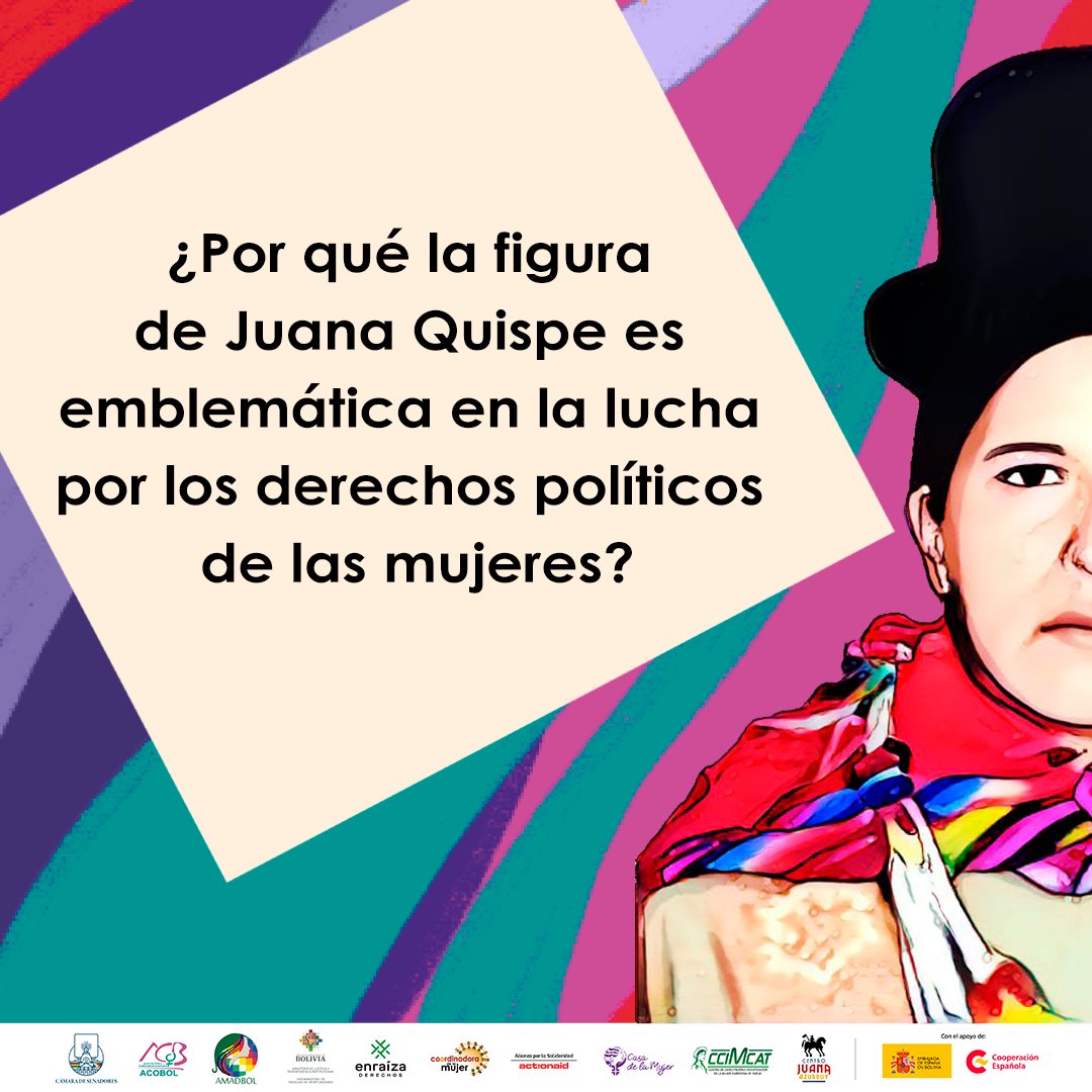 CoordinadoraBO's tweet photo. #BastaDeImpunidad
Hace 11 años, la concejala #JuanaQuispe fue asesinada por móviles políticos. 
👉Conoce más sobre este hecho que marcó la lucha por los derechos políticos de las mujeres en #Bolivia.
🧵1/2 https://t.co/uTXxsaTKdZ