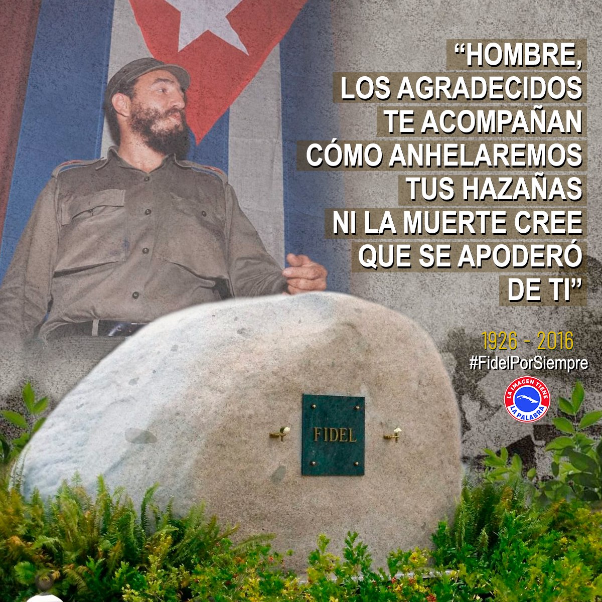 Un día como hoy, 4 de Diciembre pero del 2016 se depositaron las cenizas de Fidel, por Raúl, a pocos metros de donde reposan las del Héroe Nacional José Martí.  “Fidel, Fidel, hasta la Victoria Siempre!, dijo Raúl finalmente, hablando por toda Cuba! #FidelPorSiempre <a href="/cdi_urbina/">CDI La Urbina Estado Miranda</a>