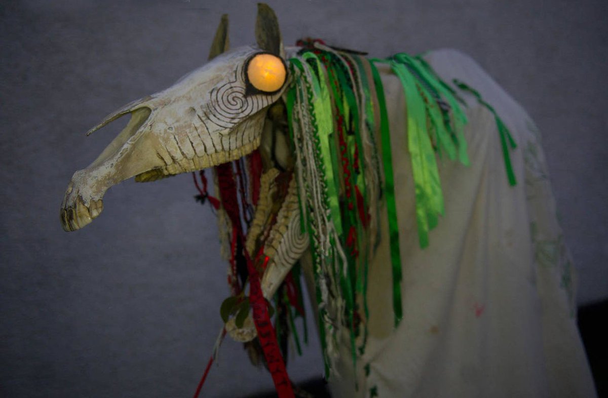 Happy New Year's Eve.
It's Mari Lwyd time...