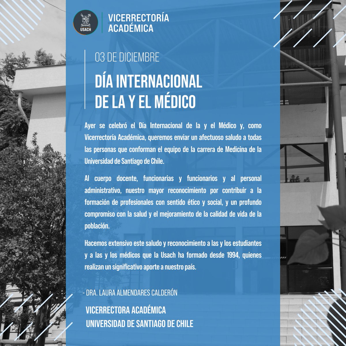 Vicerrectoría Académica U. de Santiago de Chile tweet media