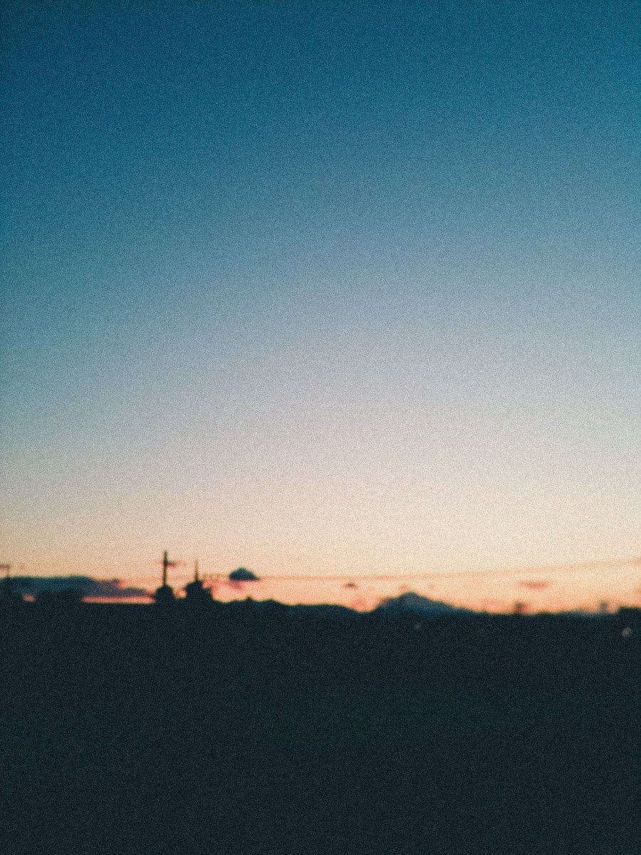 iPhone 3GSで撮った夕焼け