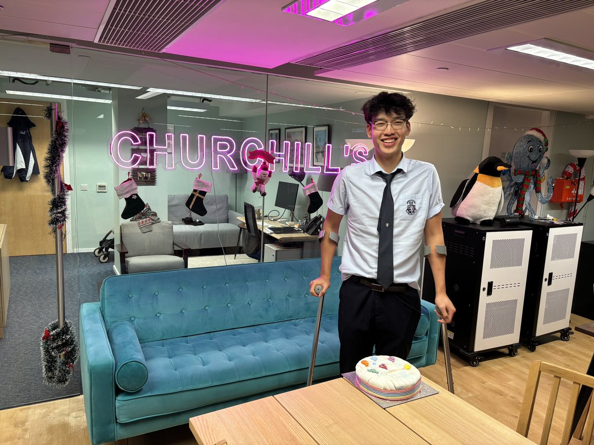 Happy birthday to David, great to get the boys out in the Common Room to enjoy some cake.