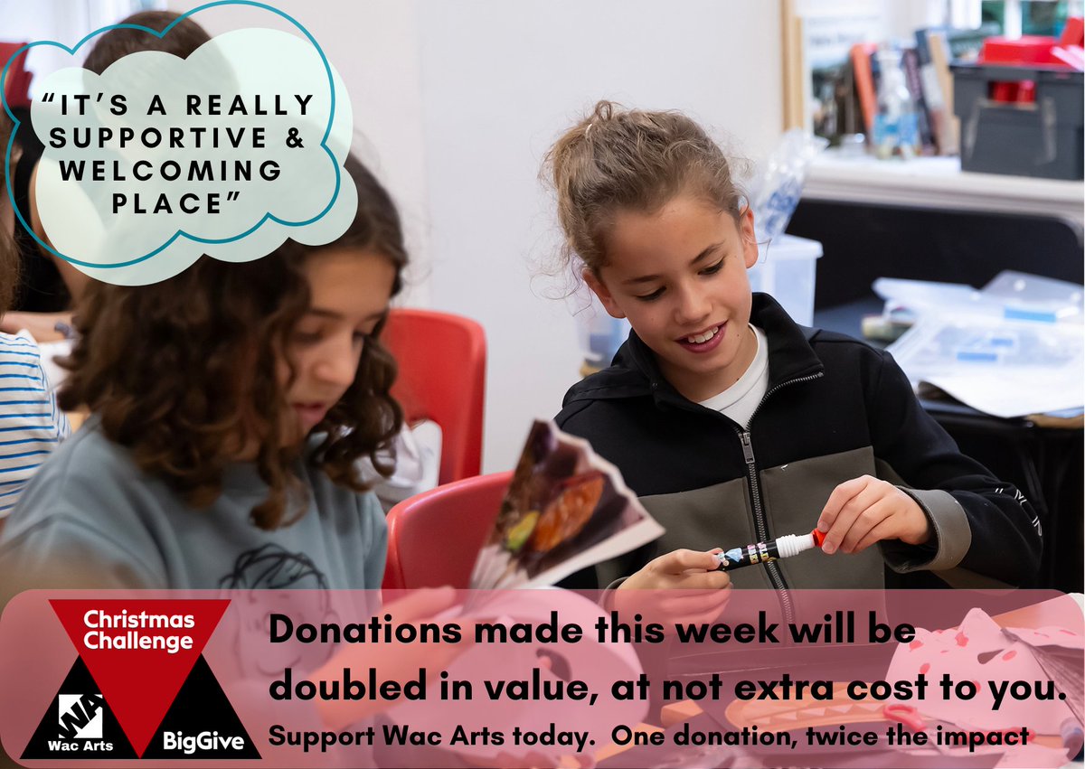 Today is the last full day of our <a href="/biggive/">Big Give</a> #ChristmasCampaign 
We still need your help to reach our target. 🥹
Please can you share, like or even donate to our campaign!💕

Click to support: 🫶donate.biggive.org/campaign/a0569…

Together, we can make art more accessible to all!