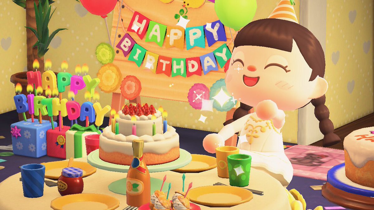 velyanda's tweet photo. Celebrating my birthday on animal crossing ౨ৎ https://t.co/Ha8s4X7pIe