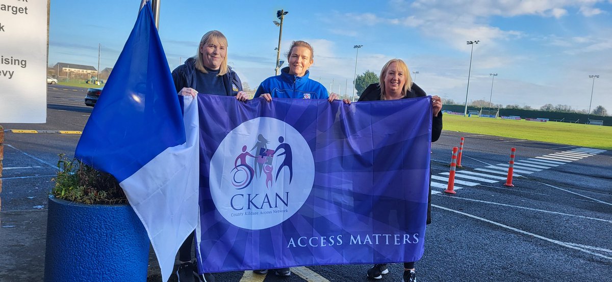 #AccessMatters #PurpleFlag
Raising the County Kildare Access Network flag to Raise awareness of disability and inclusion in our community for Kildare Disability Week.