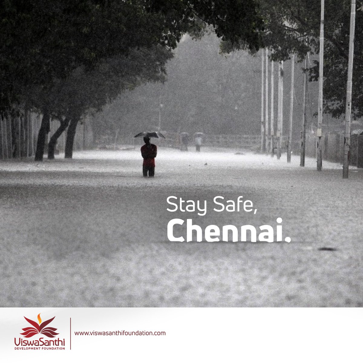 Together, we stand resilient, offering support and compassion to those affected. Let's extend a helping hand and prioritize the well-being of those affected. Stay safe, #chennai. #mohanlal #viswasanthifoundation #StaySafeChennai #flood #rain #CycloneMichaung #storm #tamilnadu
