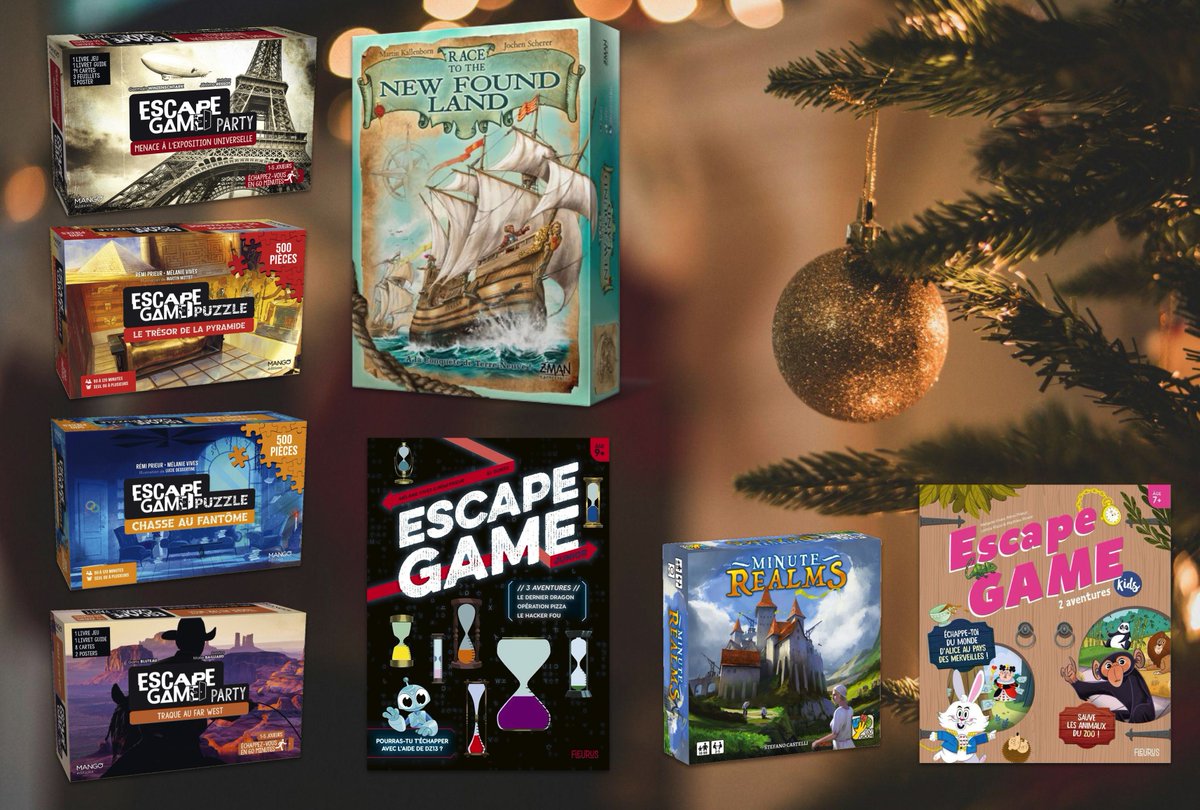 #CONCOURS
Passez les fêtes de Noël, au chaud autour d'un bon jeu de société ♟️ L'un d'entre vous aura la chance de remporter plus de 150€ de jeux 🤑 

Pour participer : RT + Follow @remiprieur
Fin du concours 10.12.23 à 23h59