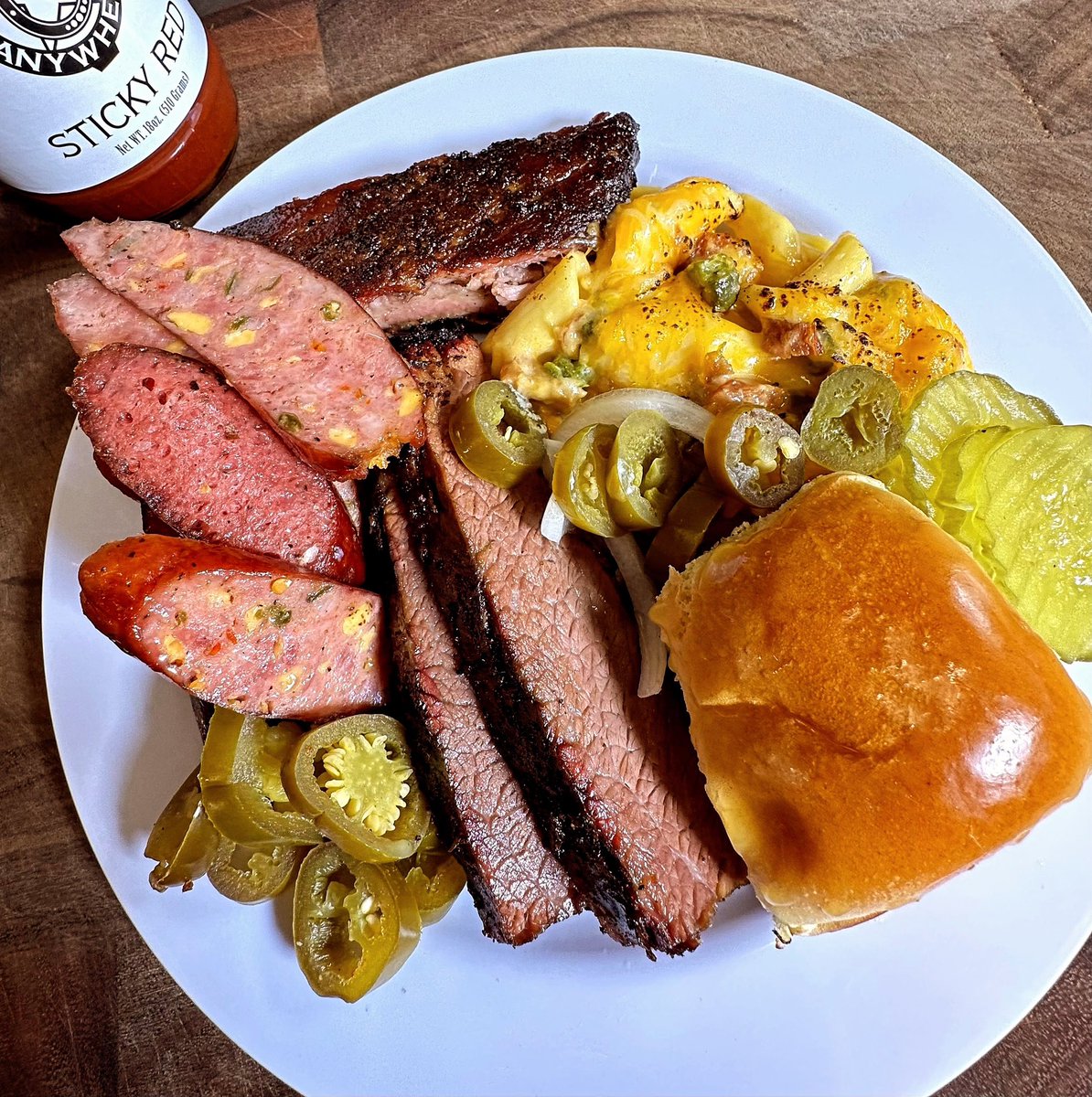 The committee has met &amp; the votes are in. The best deal in Grapevine &amp; Trophy Club every Monday is the Texas Trinity Special at Meat U Anywhere BBQ. Brisket, St. Louis Cut Rib, German &amp; Jalapeño Cheddar Sausage, Roll. Just $15+tax. Pre-Order at meatuanywhere.com