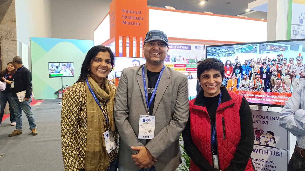 Ratnesh_thakur's tweet image. Exciting day at #GlobalBioIndia2023 in Pragati Maidan! Reconnecting with old friends and colleagues, and diving into the latest in science and technology. 
 🌐🔬 #ScienceTech 
@GlobalBioIndia @NIPGRsocial #scicomm