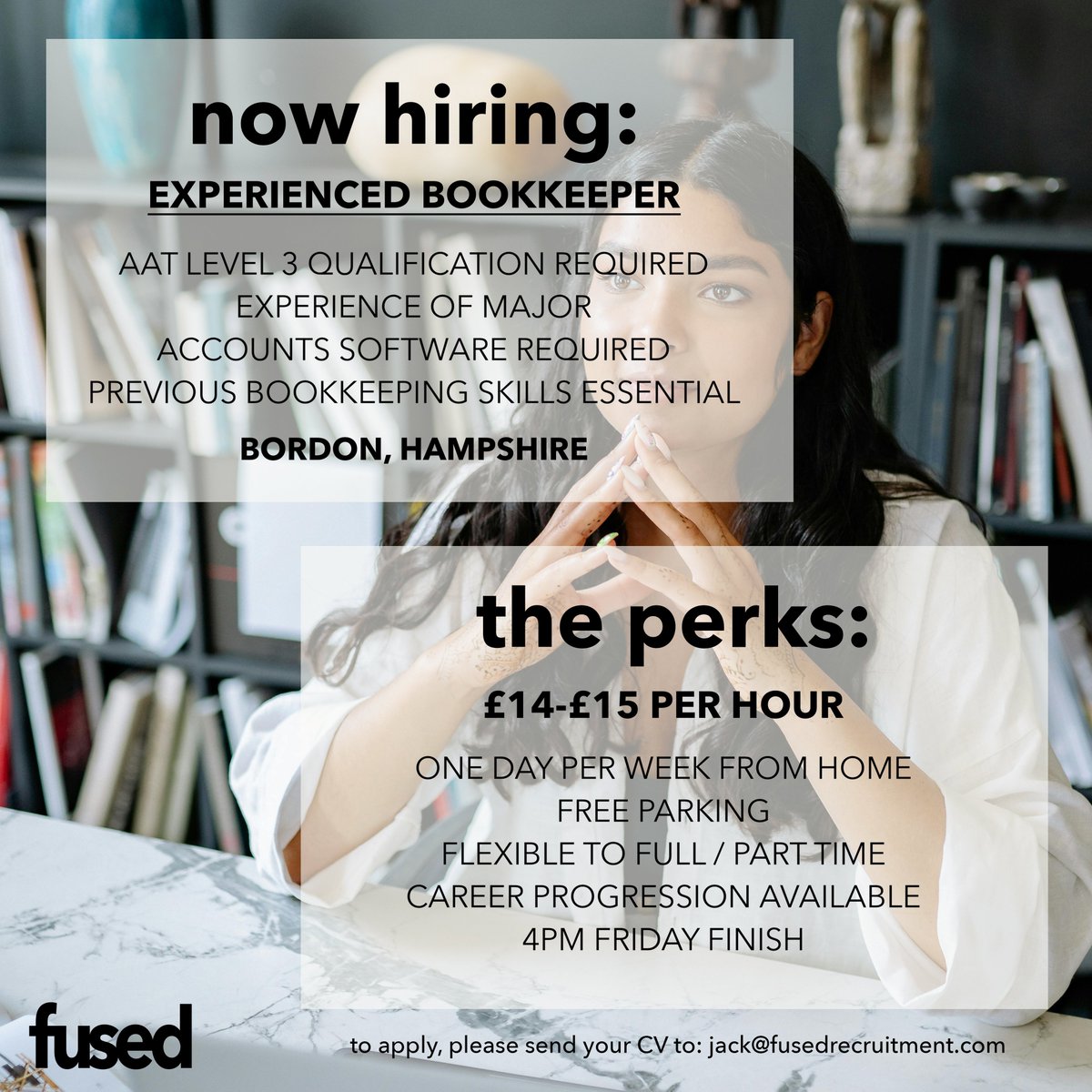 We're hiring for an experienced Bookkeeper to join our client in Bordon, Hampshire - an established Accountancy practice. Looking for your next Bookkeeping role? Look no further! #financejobs #bookkeepingjobs #bordon #hiring #aatlevel3