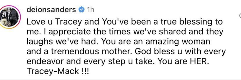 thejasminebrand's tweet photo. #DeionSanders & #TraceyEdmonds announced on Instagram Sunday night that they’ve ended their engagement. 💔 The couple met in 2012 and got engaged in 2019. We're wishing both parties peace and clarity as they enter their next chapters. *Have you ever called off an engagement?*👇🏾 https://t.co/NUIcX9e425