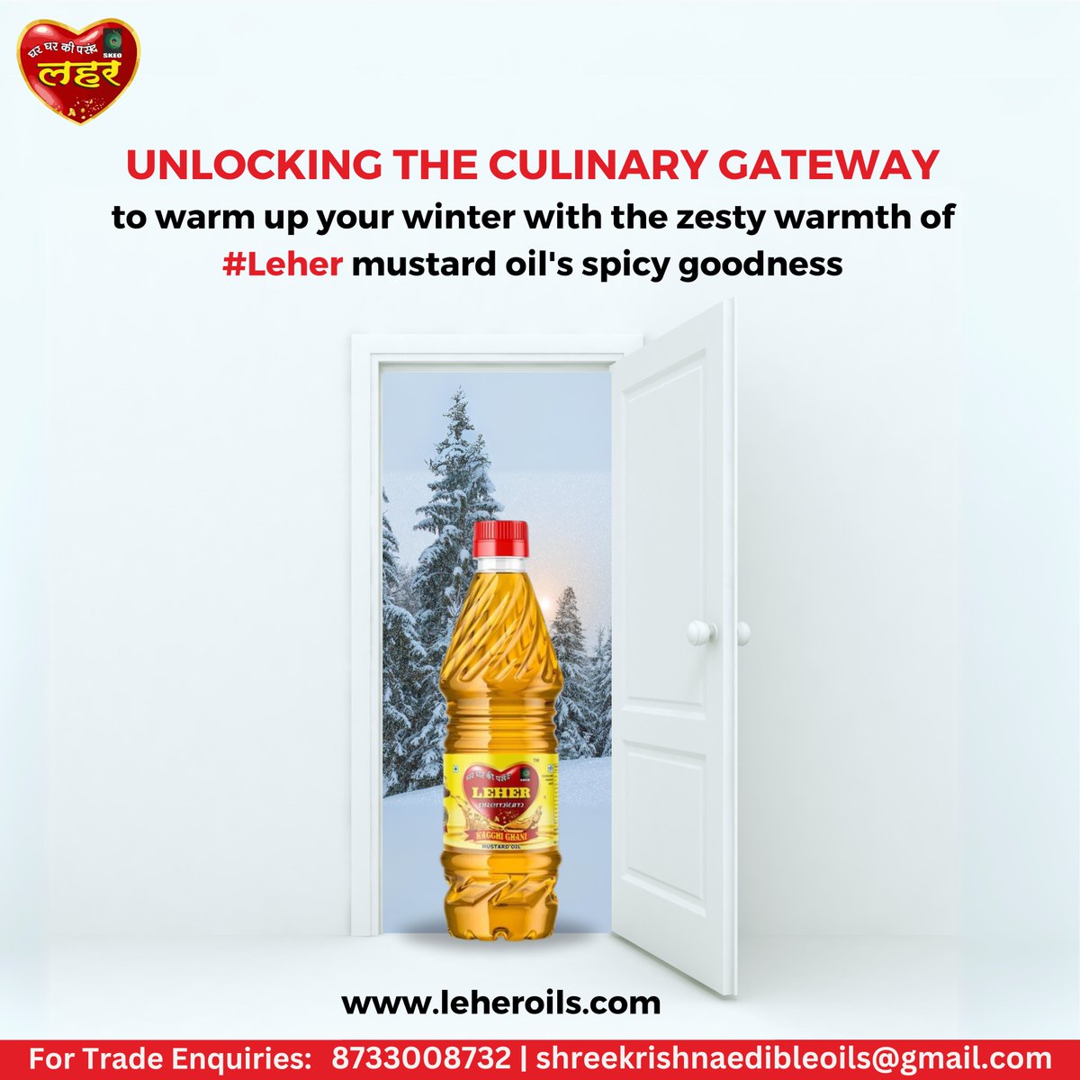 Crack open the door to winter warmth with the flavorful kick of mustard oil. ❄️✨
.
.
.
.
#nature #photo #smile #photographynature #guyonankekinian #guytang #nature_up_close #photoholic #naturebawu #photoseedminecraft #naturecrafts #mustardoilbenefits #yellowmustardoil