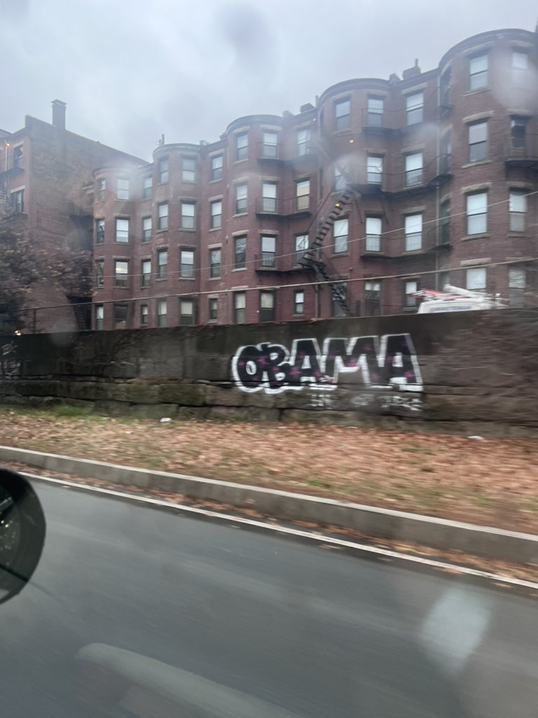 talin414's tweet photo. @MayorWu @wutrain @CityOfBoston can we please do something with all the graffiti on Storrow Dr. https://t.co/ersb9kn03m