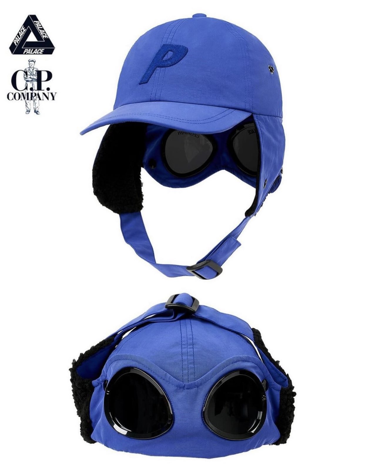 palace c.p company goggle p-cap CP Company x Palace Goggle Ear