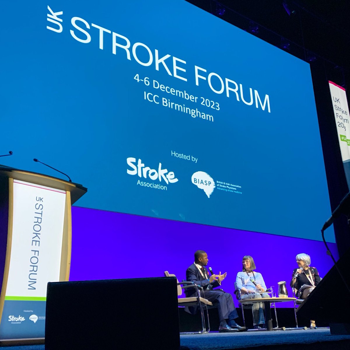 UK Stroke Forum (@ukstrokeforum) on Twitter photo .@CharlesKod and Ann Bamford spoke with <a href="/JulietBou/">Juliet Bouverie OBE</a> about community and patient involvement in stroke management and research.
Both agreed “People are underserved, NOT hard to reach.”
Every stroke survivor is an expert in their own right and inclusion is essential. #UKSF23 .@CharlesKod and Ann Bamford spoke with <a href="/JulietBou/">Juliet Bouverie OBE</a> about community and patient involvement in stroke management and research.
Both agreed “People are underserved, NOT hard to reach.”
Every stroke survivor is an expert in their own right and inclusion is essential. #UKSF23