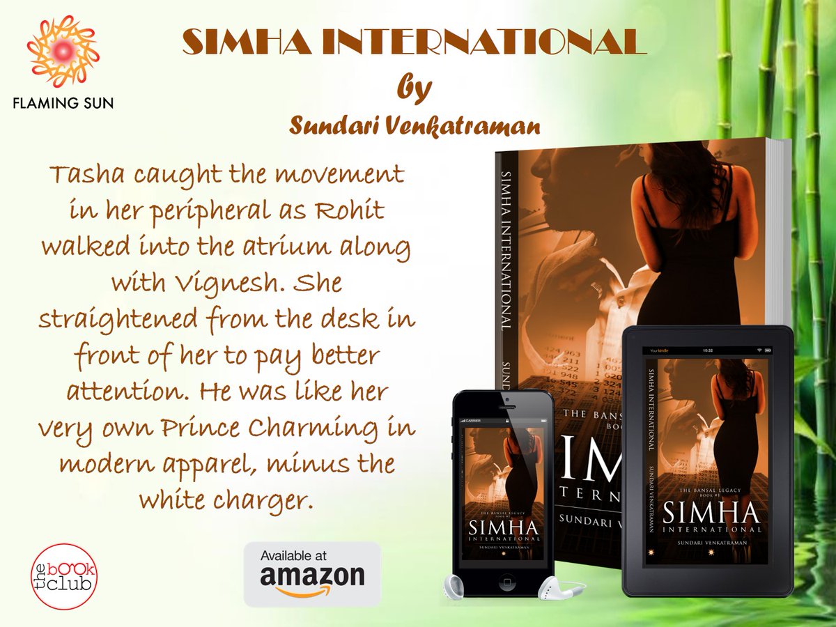 SIMHA INTERNATIONAL #SimhaInternational #TheBansalLegacy #ebooks #romance #KindleUnlimited #Bestseller #paperback #romancenovels #RomanceBooks #IndieBooksBlast Wiping the frown from her face, she smiled at Rohit Bansal. “May I see your magic wand?” amazon.com/dp/B06W9M4QZP