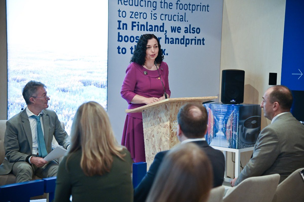 Delighted to address a joint event by Finland and UN Women at #COP28.

Stressed that with global challenges becoming ever more complex, we must advance the WPS Agenda to ensure equal access for women in key decision &amp; policy-making roles, including climate action.