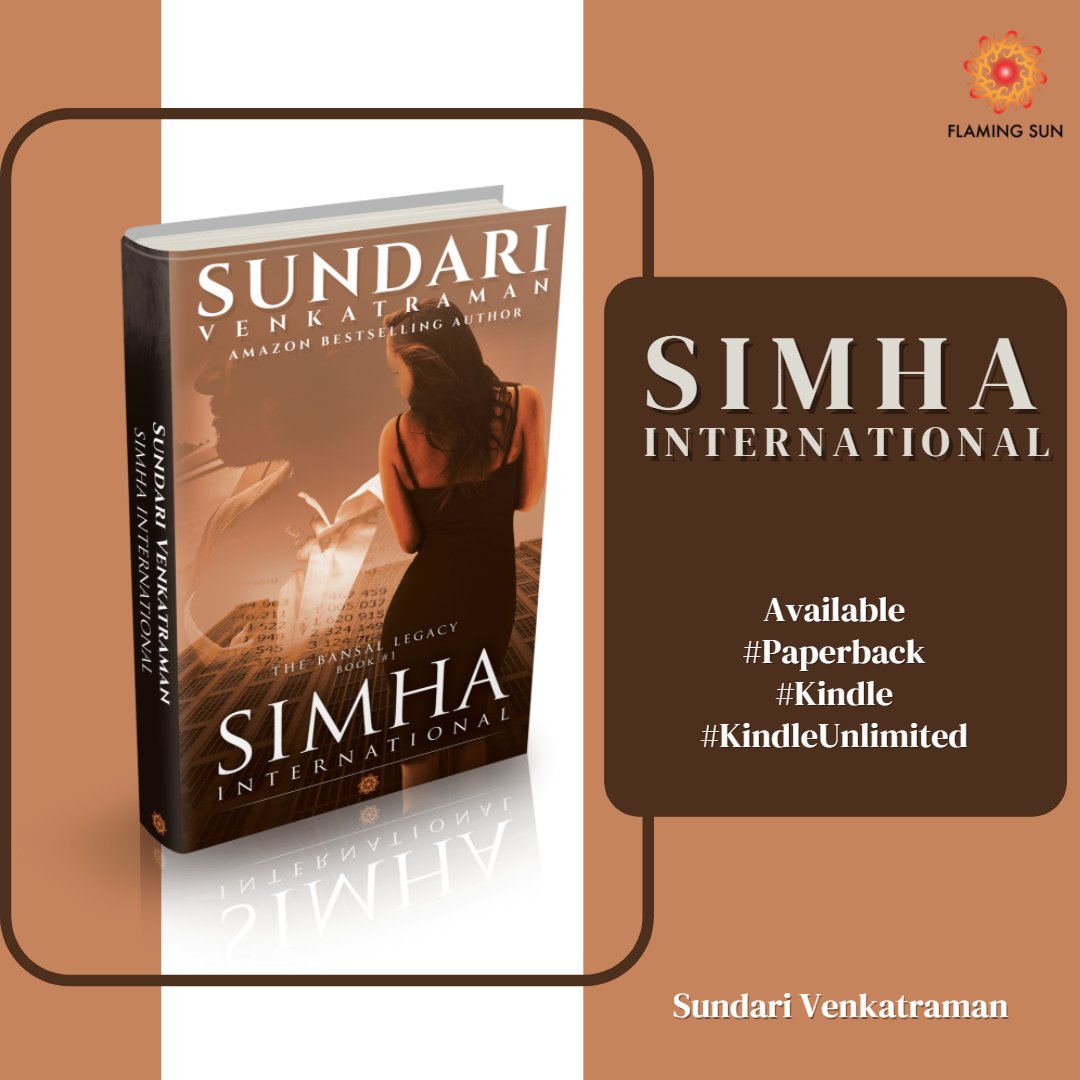 SIMHA INTERNATIONAL #SimhaInternational #TheBansalLegacy #ebooks #romance #KindleUnlimited #Bestseller #paperback #romancenovels #RomanceBooks #IndieBooksBlast Wiping the frown from her face, she smiled at Rohit Bansal. “May I see your magic wand?” amazon.com/dp/B06W9M4QZP