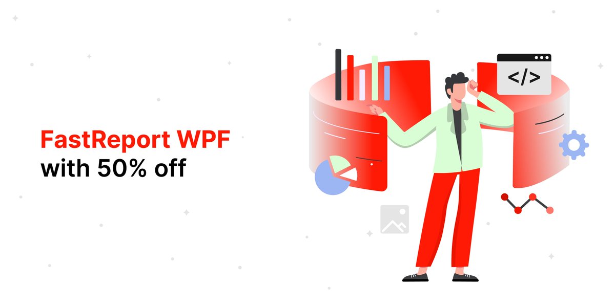 FastReports's tweet image. #FastReport #WPF is up to 50% discount for .#NET developers from December 4 to December 15🔥

- 50% for those who have an active subscription to .NET products 
- 30% for those who have an expired subscription to .NET products

Request a discount: sales@fast-report.com