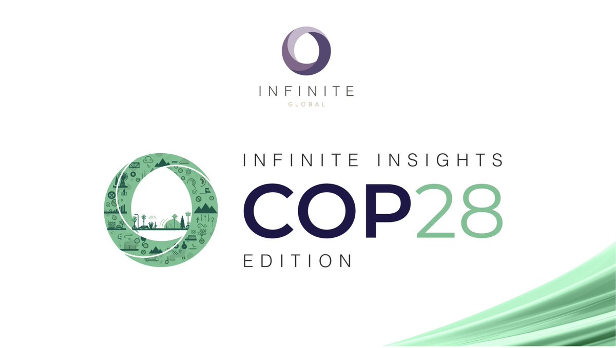 Last week we published a special #COP28 edition of our Infinite Insights newsletter - lnkd.in/eAB_rDTZ
 
The COP28 edition explores the event agenda as well as the reputation risks of carbon offsetting and the media impact of onshore wind technology.